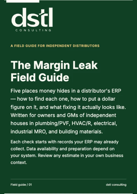 The Margin Leak Field Guide by dstl consulting